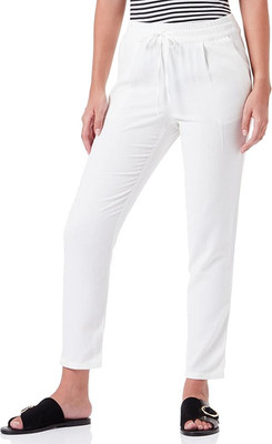 VERO MODA Damen Leinenhose Weiß Sommer Hose Casual ECOVERO Linen Neu UVP:26,99 