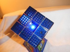 Rubik's Revolution Electronic Cube 6 Games Sounds  Lights- W/ STAND- WORKS