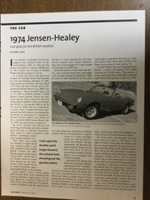 Aw 443 Article The Car 1974 Jensen Healey Last Gasp For The British Roadster 1pg Aw 443 Article The Car 1974 Jensen Healey Last Gasp For The British Roadster 1pg
