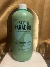 ISLE OF PARADISE Self-Tanning Butter 16.9oz GOLDEN GLOW Color Correcting NO PUMP