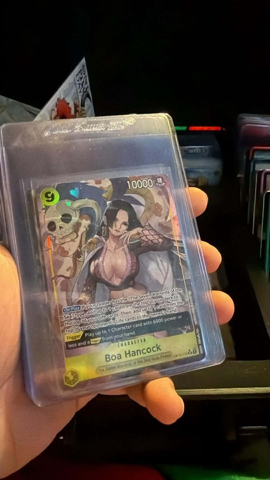 Boa Hancock (Alt Art) OP14-112 SR The Azure Sea’s Seven English One Piece TCG NM