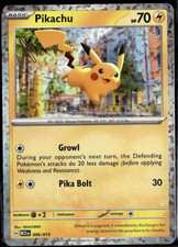 Pokémon Pikachu 006/015 M23EN Promo Holo Illustrator OKACHEKE EN 2023 NM come nuovo