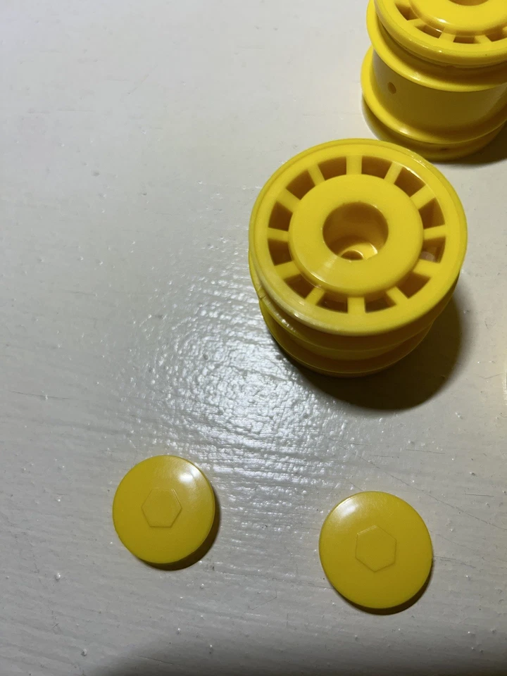 Rc Vintage Car Thunder Tiger PANDA RACING PANDAMONIUM Nos Wheel Set Rare HTF - Image 4 of 4