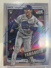 2024 Topps Cosmic Chrome Yoshinobu Yamamoto #125 Base Rookie RC Dodgers