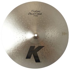 Zildjian K0952 17" K Custom Dark Crash Thin Weight Drumset Cast Cymbal - Used