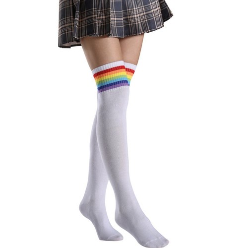 Breathable Over The Knee Socks Non Slip Leg Warmers Long Knit Socks Women - Picture 7 of 12