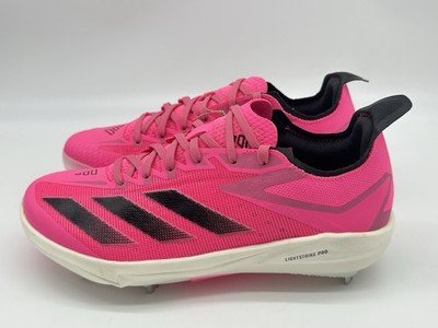 Adidas Adizero Electric+ Men's Size 8 Metal Baseball Cleats Pink