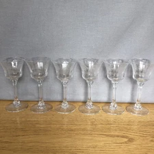 Heisey Minuet  Wine Glasses | Set of 6| Excellent Condition / Beautiful