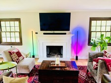 Philips Hue Signe Gradient Floor Lamp Pair Black 569103 046677803513 Hub Bundle