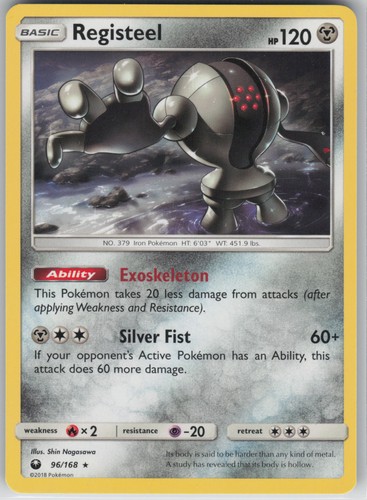 Registeel Rare SM - Celestial Storm 96/168 LP