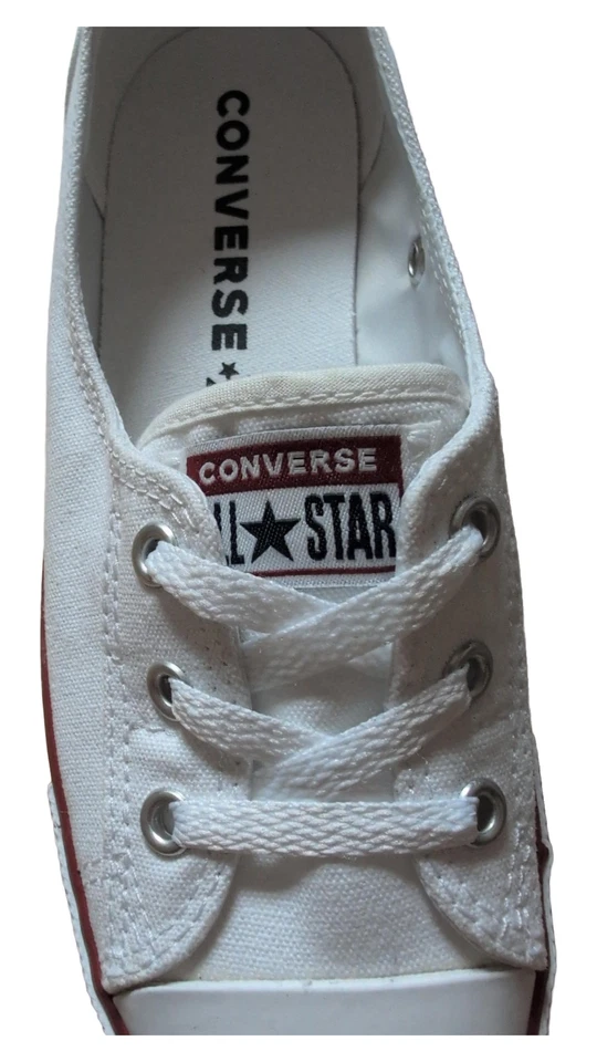 Converse Ballet Lace Ballerinas Damen Weiß Gr. 37.5 Schnürung Freizeit - Bild 4 von 4