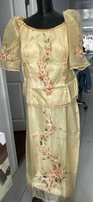 Filipiniana Top And skirt for women