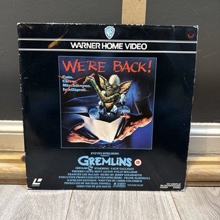 Gremlins Warner Home video Laserdisc Rare videodisc FI