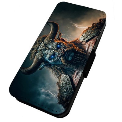 Bedruckte Flip Handyhülle iPhone, Samsung & Huawei Fabelwesen Minotaurus