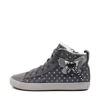 Geox Damen Respira Sneaker Grau Wildleder Hoch gefüttert High-Top-Sneaker EU 37