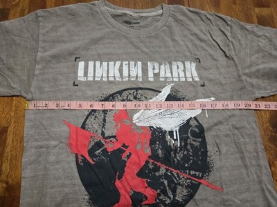 NWOT LINKIN PARK Hybrid Theory Brown Faded Look 100% Cotton Tshirt