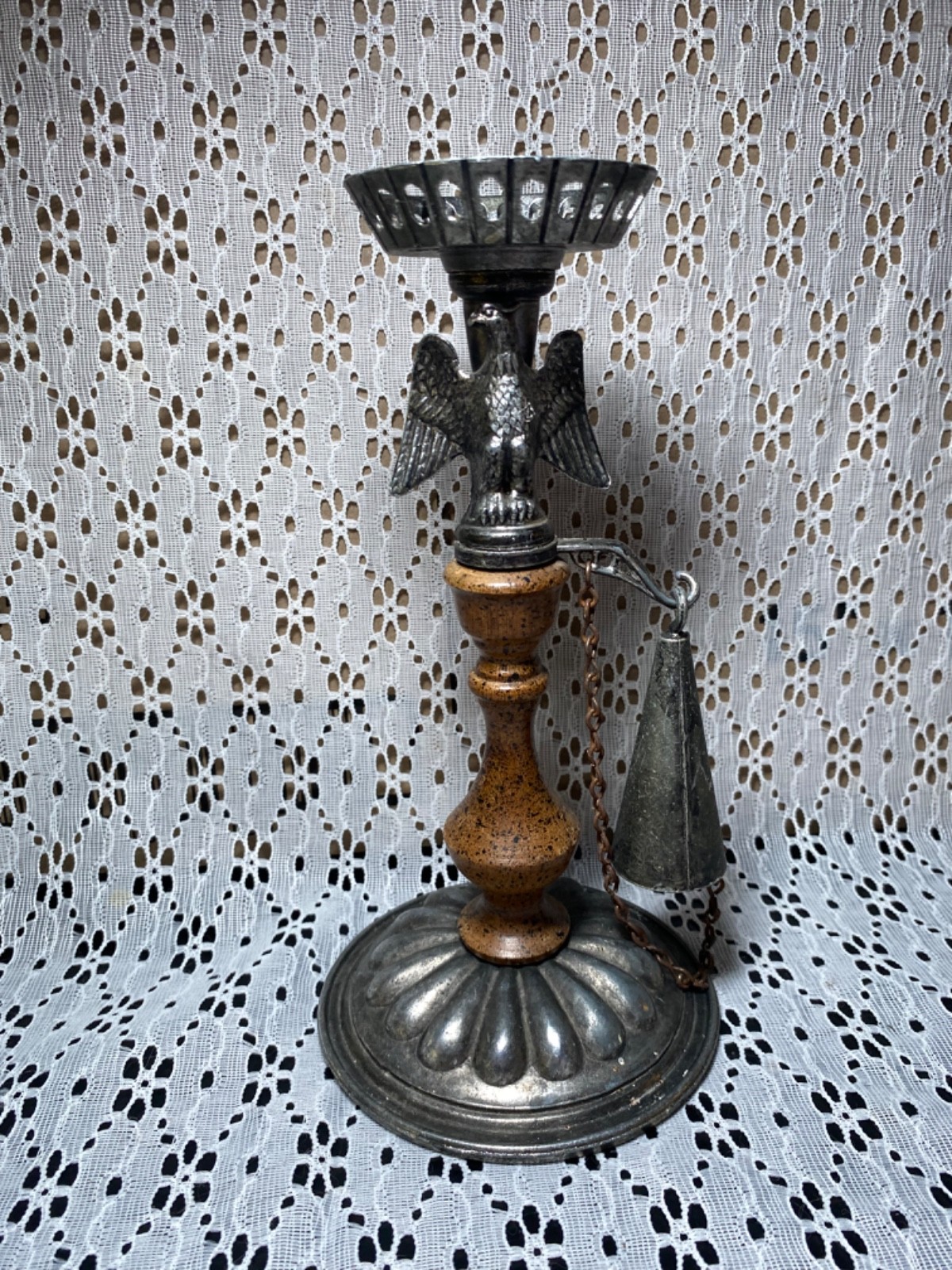 With Attached Snuffer Wood & Metal Usa Dilly