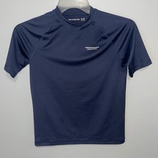 Abercrombie  Fitch Boy  s Navy Short Sleeve Rashguard Swim Shirt Size 11/12
