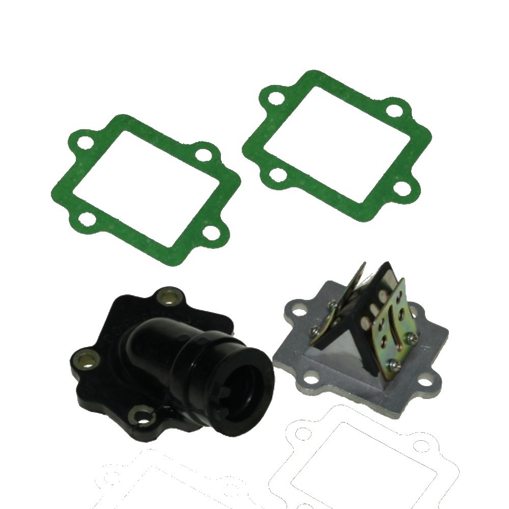 Ansaugstutzen Membranblock Set für Yamaha YE 50 Zest Baujahr 1993-1999 NEU