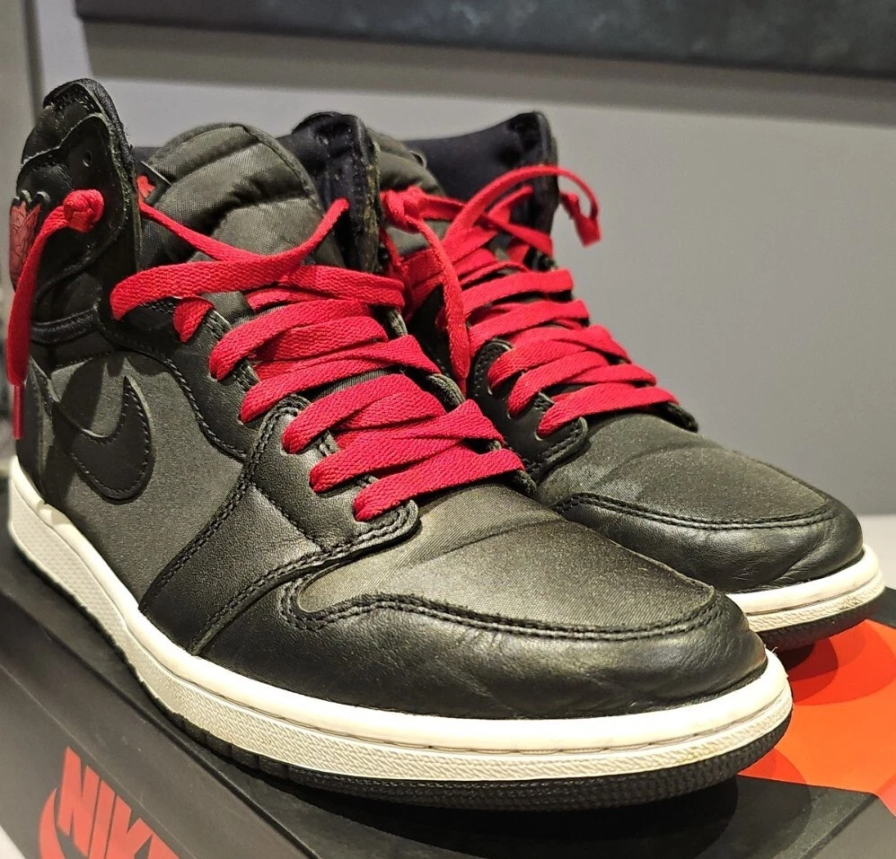 Jordan 1 High Og Retro Black Satin UK 10 US 11 EU 45 eBay