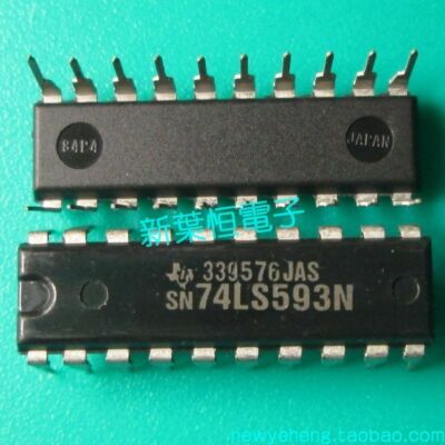 3x sn74ls593n 8-bit Binary Counter with input registers, Texas Instruments show