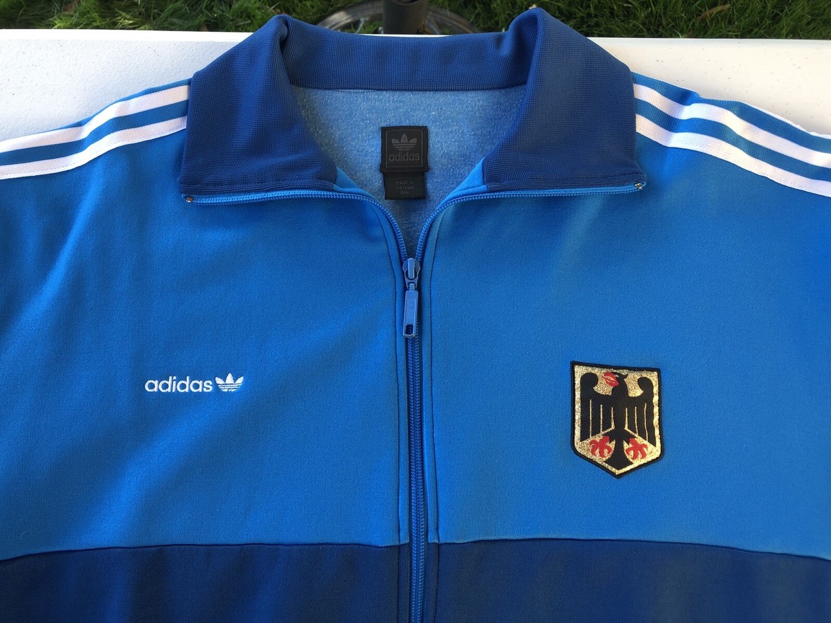 超希少! 西ドイツ 80s adidas track jacket setup ADIDAS WEST GERMANY track jacket sweatshirt top zip retro