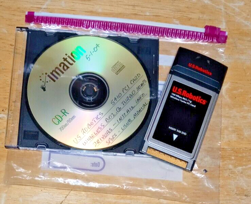 US Robotics PCMCIA 10/100 Ethernet Adapter 5410 usr5410 - 第 1/3 張圖片