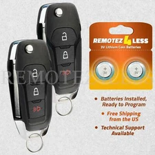 2 For 2019 Ford Ranger STX Keyless Entry Remote Car Key Fob N5F-A08TAA
