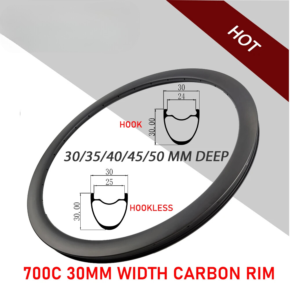 Cerchio in carbonio 700C per bici da strada