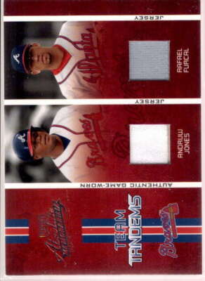 Jones Bat-Jsy/Furcal Bat-Jsy 2005 Absolute Memorabilia Team Tandem Double #TT14 