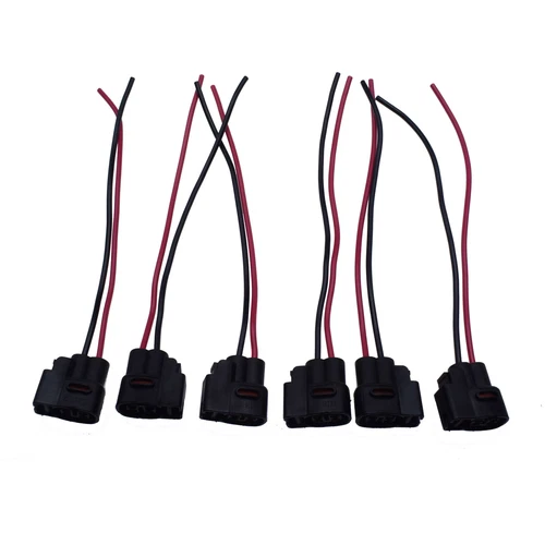 6*Ignition Coil Connector Harness Wire Pigtail For Chrysler Dodge Plymouth V6 - Foto 4 di 7