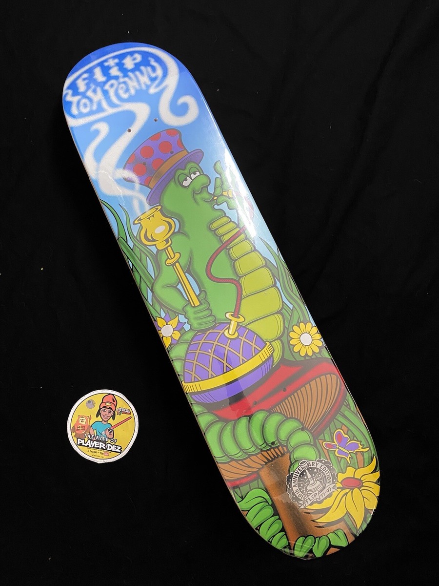 VERY RARE Tom Penny Lazy Daze 2007 FLIP Skateboard Deck 10th