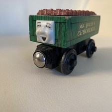 Thomas and Friends Wooden Train Engine Chocolate Rickety Cargo Car