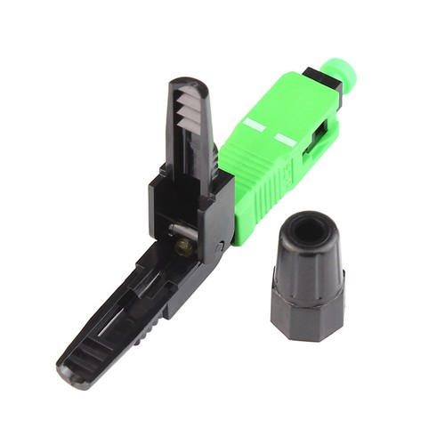 10pcs Ftth Embedded Quick Assembly Connector SC/APC Covered Wire Connector CATV - 第 3/5 張圖片