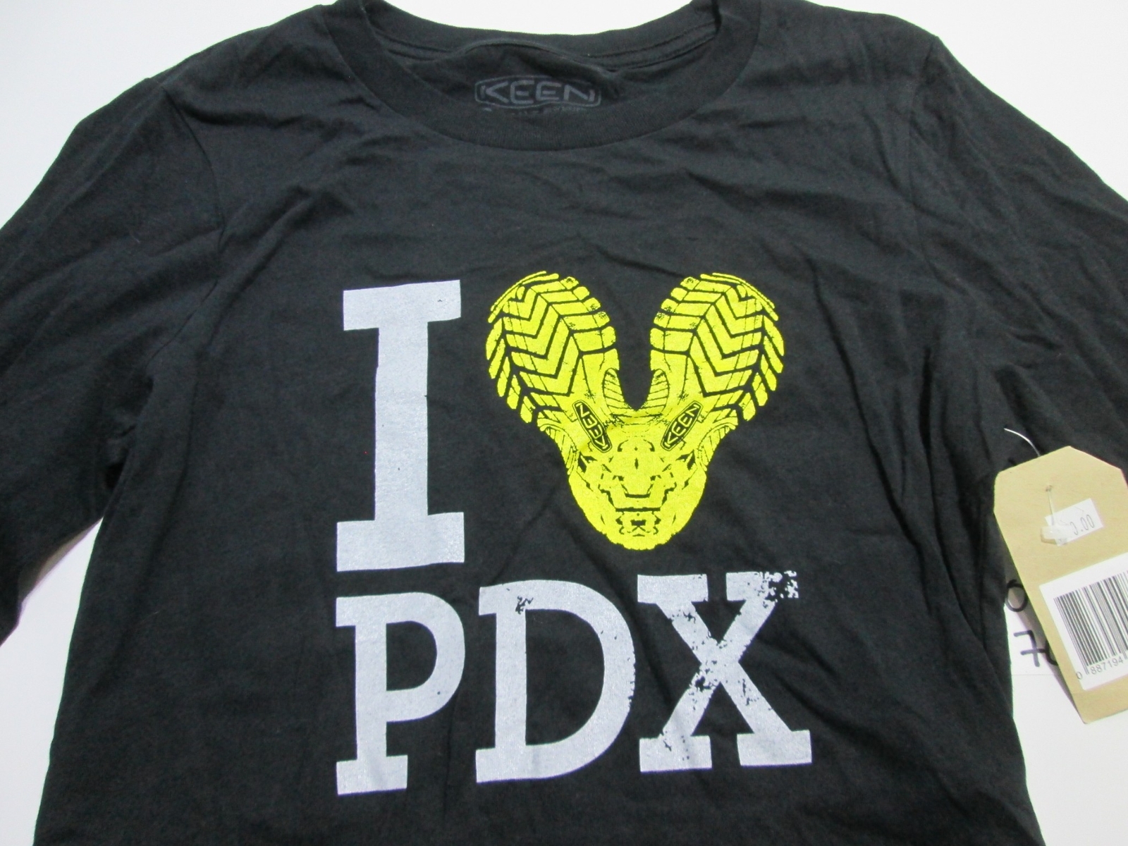 Camicia donna Keen taglia S manica lunga nera 100% cotone girocollo casual nuova con etichetta