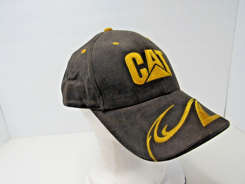 Caterpillar CAT Equipment Black & Yellow  Wagner CAT Cap/Hat #H3 - Image 2 of 4