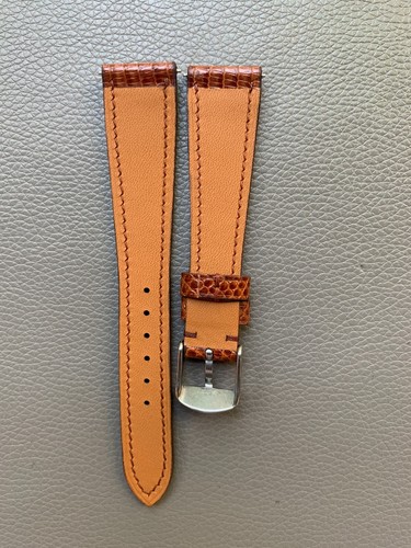Genuine Lizard skin leather watch strap band 14 15 16 18 19 20 21 22 23 24 26mm - Picture 7 of 14