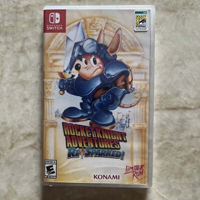 Rocket Knight Adventures Re-Sparked 2024 SDCC NINTENDO SWITCH Game