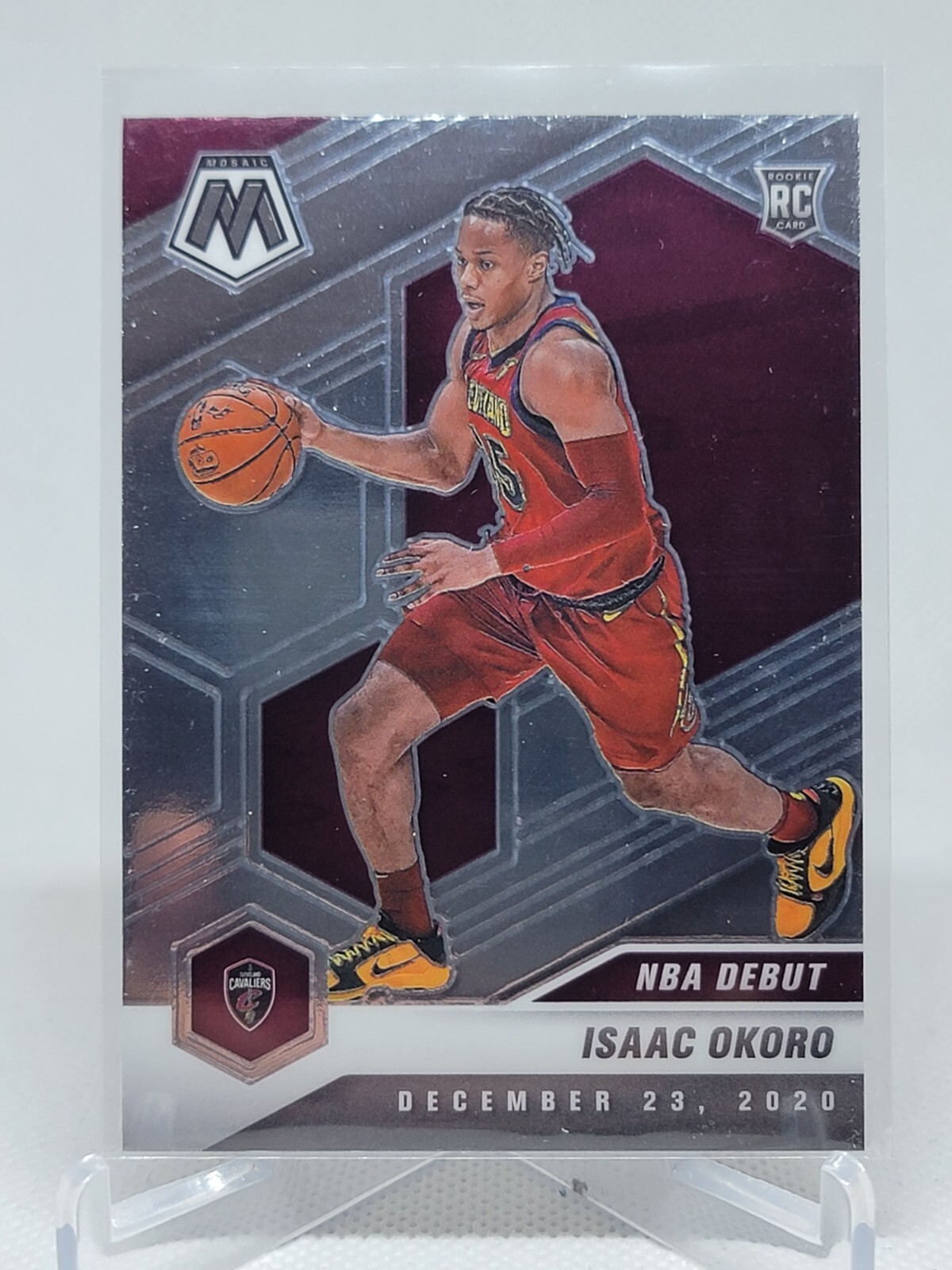 2020-21 Mosaic Isaac Okoro NBA Debut RC #271 Cleveland Cavaliers D8E