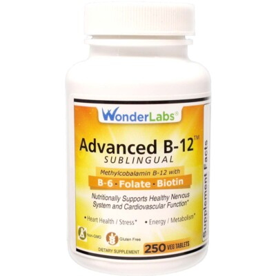 #ad #ad Sublingual Methylcobalamin Vitamin B12 1000mg B6 Folic Acid amp; Biotin $30.98