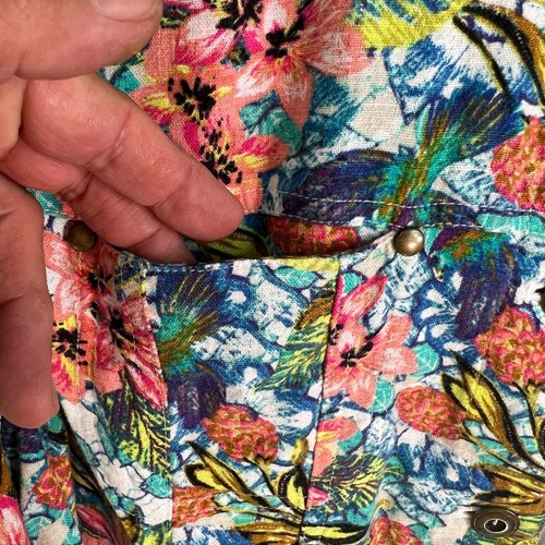 Christopher & Banks Womens Floral Long Sleeve Button Pocket Jacket Size P L - Picture 3 of 9