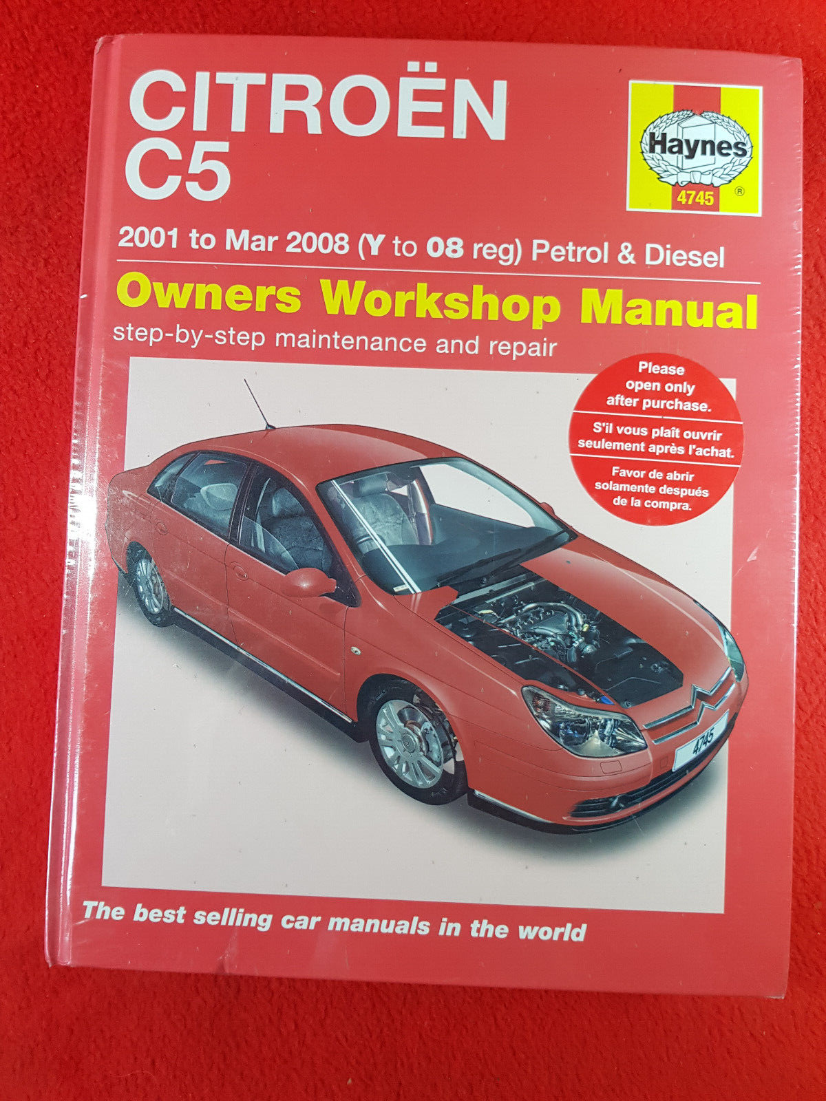 HAYNES : CITROEN C5 (01 - 08) : Workshop Manual : New Sealed (Hardback)