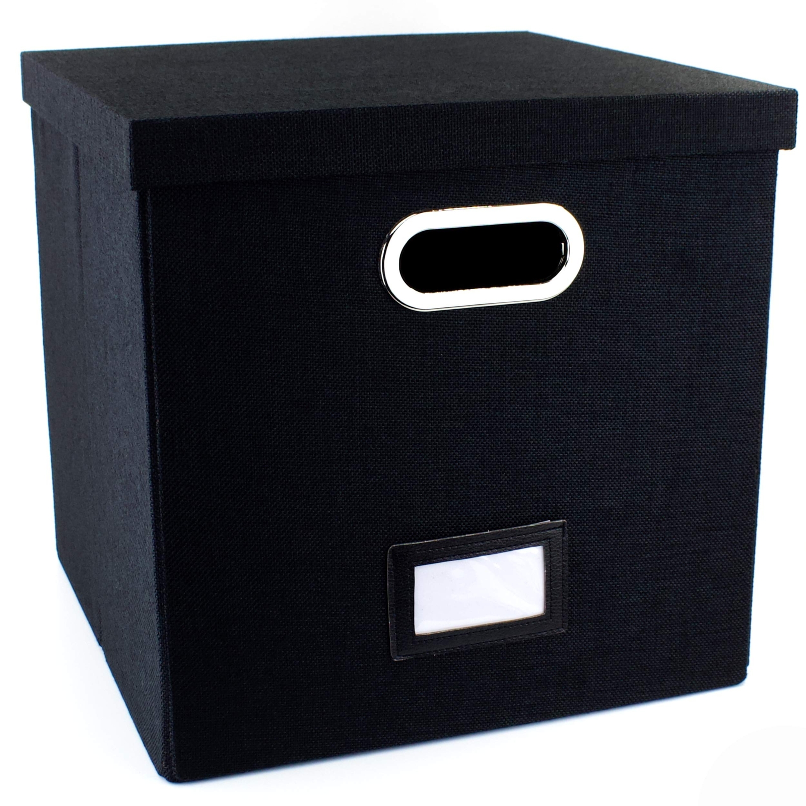 Record Storage Box - Strong and Stylish LP Holder for 50+ Single Records - St...