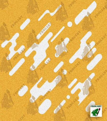 Geometric Round Camo High Heat Vinyl Stencil Kit 11"x13" (3) Sheets For Cerakote - Picture 3 of 5