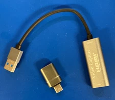 Open Box USB Video Capture (OBS) 1080P OUT 4K IN Plug and Play