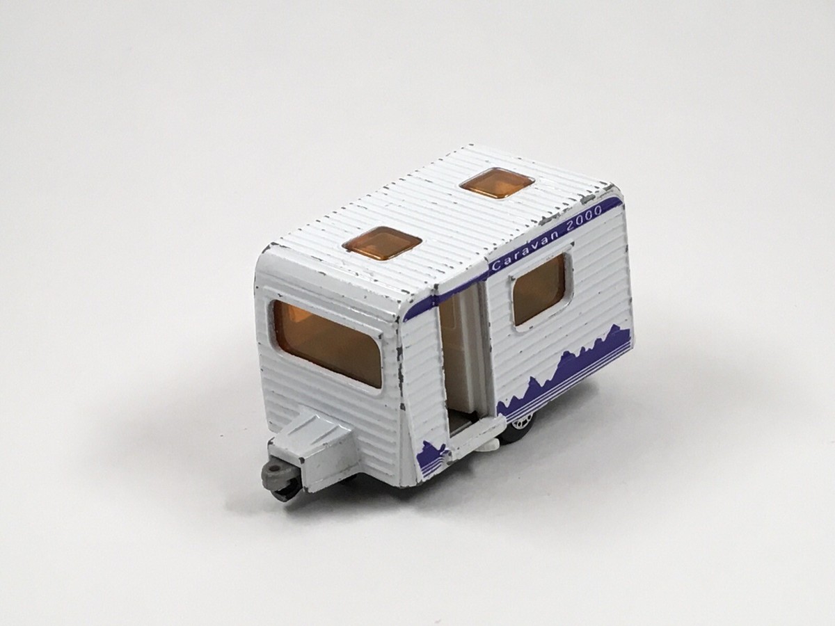 MATCHBOX Lesney Superfast 31 CARAVAN 1977 White w/Blue | eBay