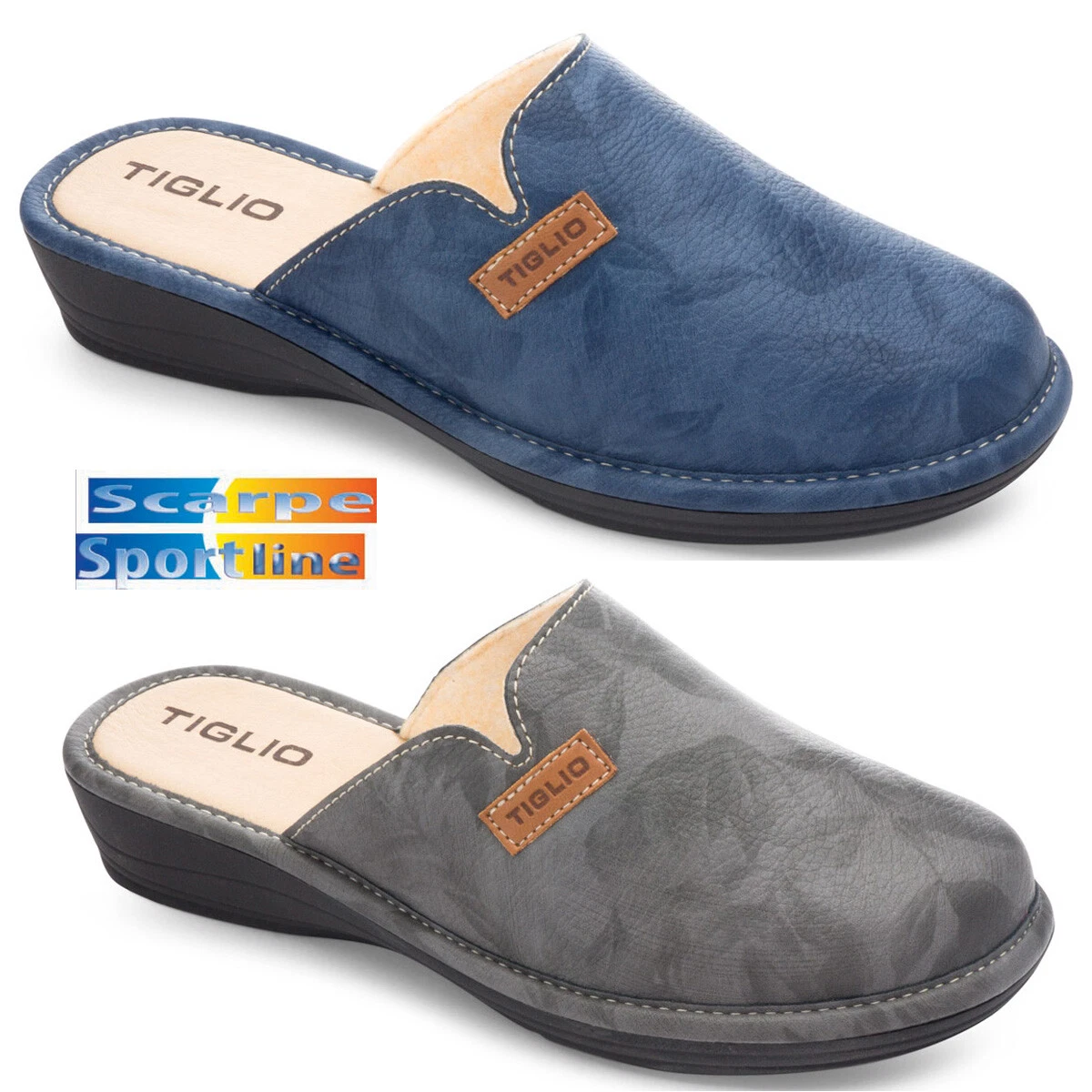 Showudesigns Pantofola Donna Casual In Rete - Stampa Animale Gatto Denim, Leggera E Traspirante, Taglia 40 EU (Lunghezza Piede 26 Cm)