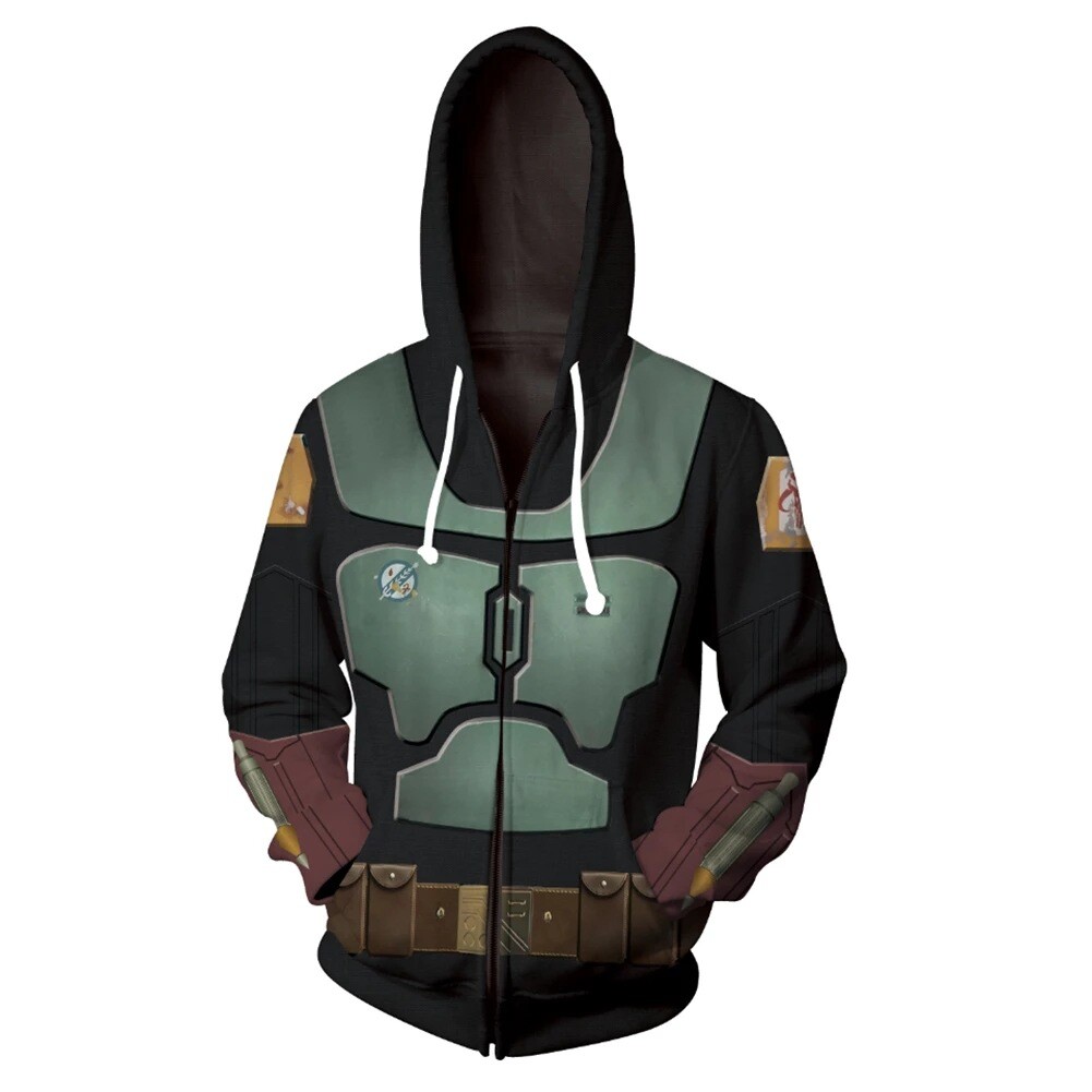 Star Wars The Mandalorian 3 Ahsoka Tano Boba Fett Hoodie Second Sister  Hoodies | eBay