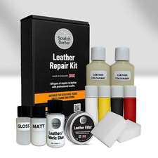 Leather Repair Kit for holes, tears, scratches, burns etc in furniture