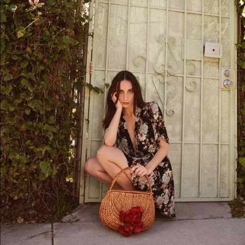 Reformation Guava Black Floral 